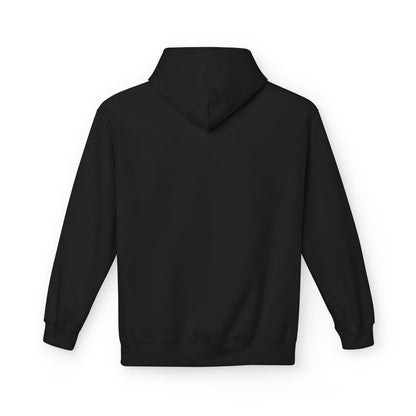 'Underrated' Minimal Logo Hoodie — Black Casual Streetwear Pullover