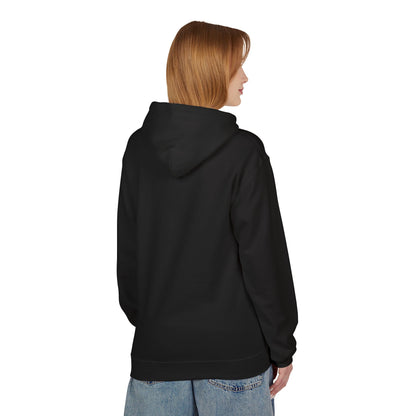 'Underrated' Minimal Logo Hoodie — Black Casual Streetwear Pullover