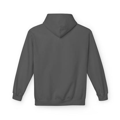 'Underrated' Minimal Logo Hoodie — Black Casual Streetwear Pullover