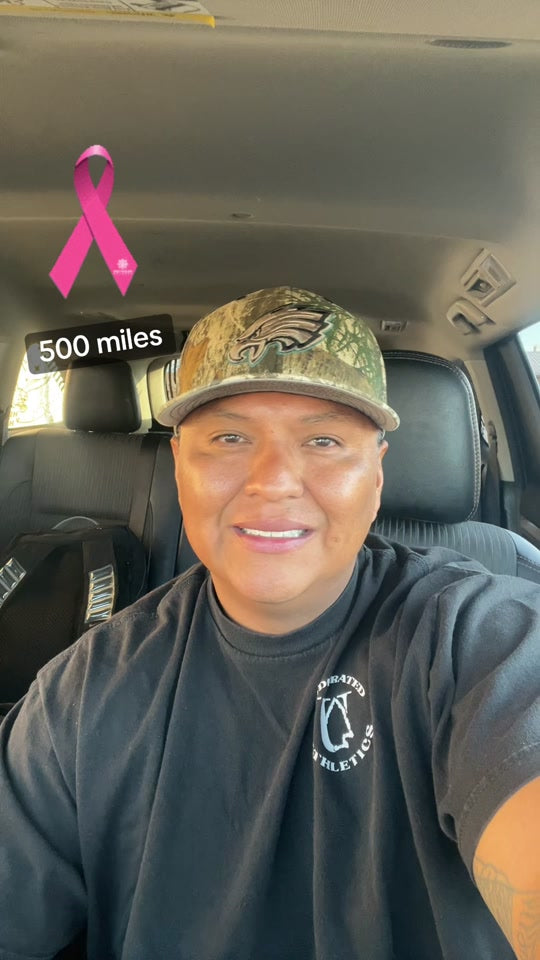 Derick introducing the 500-mile ride in his TikTok video